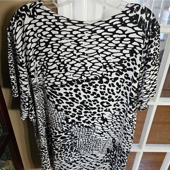 Beautiful woman's short sleeve blouse size 2X - Picture 2 of 5